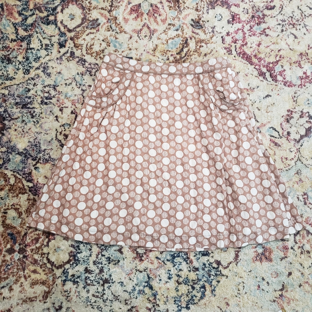 Boden Linen Skirt with Pockets Size 12R